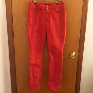 London Jean Orange Skinny Jeans - Size 4